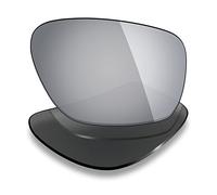Mryok Lentilles de rechange pour Arnette Bluto AN4136 - Options, Polarisé, titane argenté., Taille unique