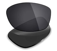 Mryok Lentilles de rechange pour Arnette Hot Shot AN4182 - Options, Polarisé, noir furtif., Taille unique