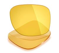 Mryok Lentilles de rechange Ray-Ban Meta Wayfarer RW4006 50 mm Jaune HD, Non polarisé, Taille unique