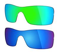 Mryok Lot de 2 paires de verres polarisés de rechange pour lunettes de soleil Oakley Batwolf