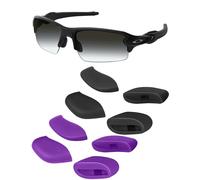 Mryok Nez de rechange pour lunettes de soleil Oakley Bisphaera OO9400, violet/noir, Taille unique