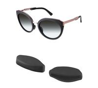 Mryok Nez de rechange pour lunettes de soleil Oakley HSTN OO9242, 1 paire grise - Coupe européenne, Taille unique