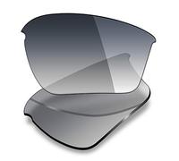 Mryok Options Verres de rechange pour Oakley Half Jacket 2.0 XL OO9154, Polarisé - Encre grise, Taille unique