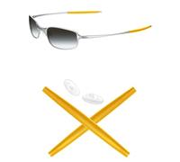 Mryok Oreillette de rechange pour lunettes de soleil Oakley Square Wire 2.0 - Options - Jaune - Taille Unique