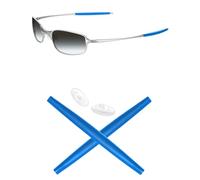 Mryok Oreillettes de rechange pour lunettes de soleil Oakley Square Wire 2.0, bleu ciel, Taille unique