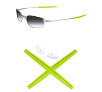 Mryok Oreillettes de rechange pour lunettes de soleil Oakley Square Wire 2.0, Vert, Taille unique