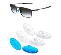 Mryok Plaquettes de nez compatibles avec lunettes de soleil Oakley A Wire, 2 paires transparent et bleu foncé, Taille unique