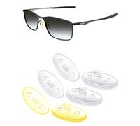 Mryok Plaquettes de nez compatibles avec lunettes de soleil Oakley A Wire, 2 paires transparent et jaune clair, Taille unique