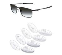 Mryok Plaquettes de nez compatibles avec lunettes de soleil Oakley A Wire, 2 paires transparentes et 2 paires gris clair, Taille unique