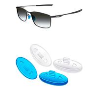 Mryok Plaquettes de nez compatibles avec lunettes de soleil Oakley A Wire, Transparent et bleu foncé, Taille unique