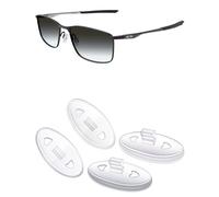 Mryok Plaquettes de nez compatibles avec lunettes de soleil Oakley A Wire, Transparent et gris clair, Taille unique