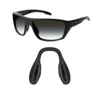 Mryok Plaquettes de nez de rechange pour lunettes de soleil Oakley Split Shot/Split Time/Targetline/Crossrange/Crossrange R/XL, noir, Taille unique