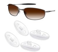 Mryok Plaquettes de nez de rechange pour lunettes de soleil Oakley Square Wire, 2 paires., Taille unique