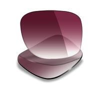 Mryok UV400 Verres de rechange compatibles avec Ray-Ban Meta Wayfarer RW4006 50 mm - Teinte dégradée rouge vin