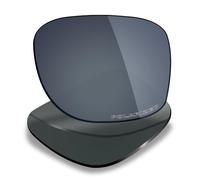 Mryok Verres de rechange compatibles avec lunettes de soleil Ray Ban RB5228 50 mm/RX5228 50 mm, polarisées HD, protection UV, résistant aux chocs, Miroir chromé noir, Taille unique