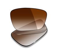 Mryok Verres de rechange compatibles avec Oakley Crosslink Sweep OX8031 55 mm - Options, Teinte marron dégradé, Taille unique