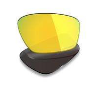 Mryok Verres de rechange compatibles avec Oakley Crosslink Zero OX8076 56 mm - Options, Miroir or 24 carats, Taille unique