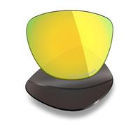 Mryok Verres de rechange compatibles avec Oakley Frogskins S OO9508 53 mm - Options, Miroir or 24 carats, Taille unique