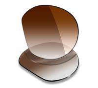 Mryok Verres de rechange compatibles avec Oakley HSTN RX Asian Fit OX8139A 52 mm - Options, Teinte marron dégradé, Taille unique