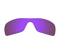 Mryok Verres de rechange pour Oakley Batwolf OO9101-27 mm - Options, Anti-corrosion de l'eau de mer polarisée - Violet plasma, Taille unique
