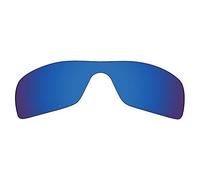Mryok Verres de rechange pour Oakley Batwolf OO9101-27 mm - Options, Polarisé - Bleu pacifique, Taille unique