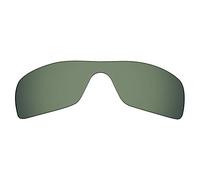 Mryok Verres de rechange pour Oakley Batwolf OO9101-27 mm - Options, Polarisé - Gris Vert, taille unique