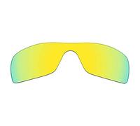 Mryok Verres de rechange pour Oakley Batwolf OO9101-27 mm - Options, Polarisé - Or 24 carats, taille unique