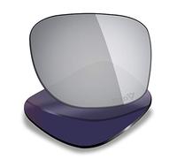 Mryok Verres de rechange pour Oakley Crossrange - Options, argent (Xeld Polarized - Stills Silver), Taille unique