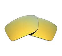 Mryok Verres de rechange pour Oakley Double Edge OO9380-66 mm - Options, Polarisé - Or 24 carats, taille unique