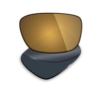 Mryok Verres de rechange pour Oakley Drop Point OO9367-61 mm - Options, Polarisé - Bronze doré, Taille unique