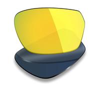Mryok Verres de rechange pour Oakley Hex Jector OX8032 57 mm - Options, Polarisé - Or 24 carats, taille unique