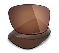 Mryok Verres de rechange pour Oakley Jupiter Squared OO9135-56 mm, Anti-corrosion de l'eau de mer polarisée - Marron bronze, Taille unique