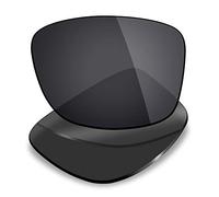 Mryok Verres de rechange pour Oakley Jupiter Squared OO9135-56 mm, Polarisé, noir furtif., Taille unique