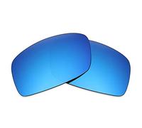Mryok Verres de rechange pour Oakley Square Wire 2 (2014) OO4075-60 mm - Options, Polarisé, bleu glace., Taille unique