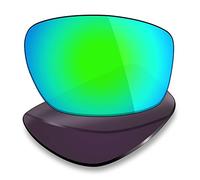 Mryok Verres de rechange pour valve Oakley 2014 OO9236-60 mm - Options, Polarisé, vert émeraude., Taille unique