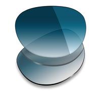 Mryok Verres polarisés de rechange pour Ray-Ban Wayfarer RB2132 - Options, Non polarisé - Teinte bleue dégradée, 52mm