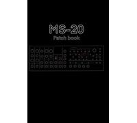 MS-20 Synthesizer Blank Patch book
