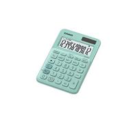 Casio Calculatrice de bureau MS-20UC-GN 12 chiffres panneau solaire et pile vert