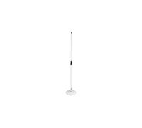 Gravity Stands - Pied micro droit MS 23 W à base ronde - Blanc