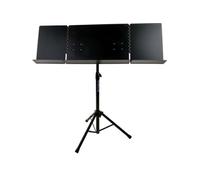 Quik Lok Pupitre d'orchestre MS/320 – Acier, 3 pages, plateau pliable, noir émaillé