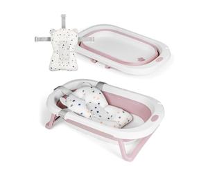 MS BabyWorld - Baignoire Pliable + Coussin Réducteur | Baignoire Pliable pour Bébé avec Pieds et Coussin Réducteur Adaptable | Facile à Ranger | Portable pour la Maison ou à Emporter en Voyage