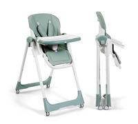 Ms BabyWorld - Chaise Haute pour Bébé Évolutive Tasty | 7 Positions de Hauteur et 3 d'Inclinaison | Plateau Amovible et Repose-pieds Réglable | Portable, Pliable, Jusqu'à 3 ans