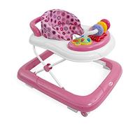 MS BabyWorld - Déambulateur Basic - Déambulateur pour bébé avec plateau interactif | Jeux avec son | Base anti-renversement | Roues en silicone | 3 positions de hauteur