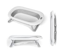 MS BabyWorld - Flex - Baignoire pliable pour bébé avec pieds | Baignoire facile à ranger | Bouchon de vidange | Portable pour la maison ou les voyages