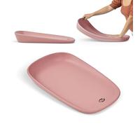 Ms BabyWorld FOAMY - Matelas à langer antidérapant en EVA - Imperméable, facile à nettoyer, compact pour les voyages et une utilisation quotidienne - De 0 m à 12 mois - 67 x 41 x 10 cm (Saumon)