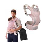 MS babyWorld Kangourou Four Seasons - Porte-bébé élastique, facile à mettre. Ergonomique et ajustable, jusqu’à 15 kg. Poids réparti entre épaules et dos. (Idéal comme cadeau)