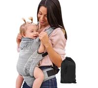 MS BabyWorld - Kanguro Four Seasons - Porte-bébé extensible ergonomique | Facile à utiliser | Ajustable | Multi-usage | Jusqu'à 15 kg | Baby Shower | Poids réparti sur les épaules et le dos