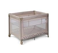 ms BabyWorld Kunni - Lit Parapluie pour Enfant avec 2 Hauteurs | 100x70 | De la Naissance à 15 kg | Matelas et Sac de Transport | Pliage et Montage Facile (Beige)