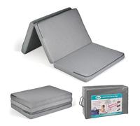 ms BabyWorld Matelas pour Lit Bébé 120x60x6 cm | Rembourré, Respirant, Antiallergique et Ergonomique | Couleur Gris | Idéal pour Bébés et Nouveau-nés