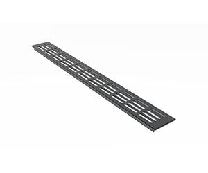 MS Beschläge Grille d'aération en aluminium anthracite RAL7016 - A encastrer - 60 mm de large - Longueurs variées - Grille de ventilation - Grille de ventilation - Couverture de radiateur (300 mm)
